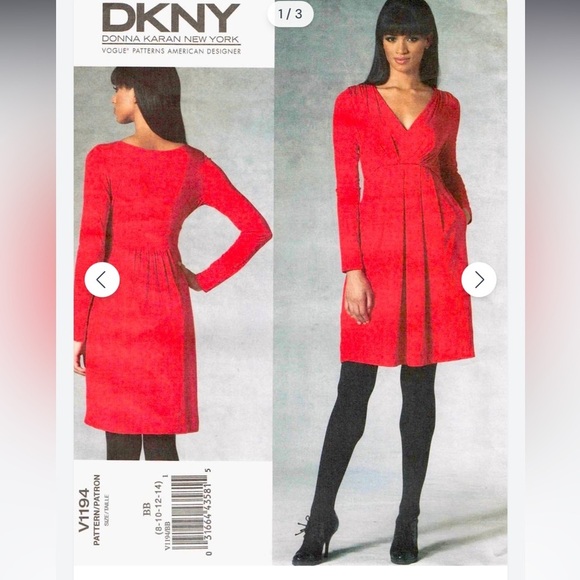 Vogue Other - V1194 Vogue Sewing Pattern 8-14